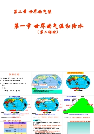 八年级地理上册 2.1《世界的气温和降水》课件2 中图版-中图版初中八年级上册地理课件