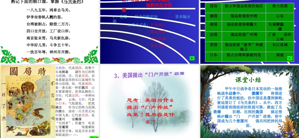 八年级历史人教版甲午中日战争2