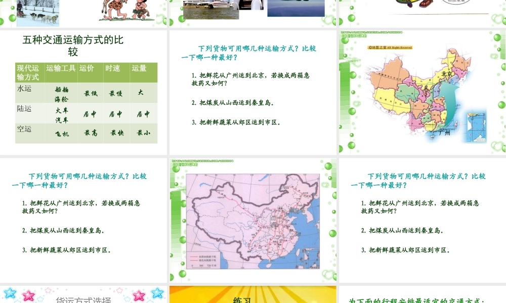 八年级地理上册 4.1 逐步完善的交通运输网（第1课时）课件 新人教版-新人教版初中八年级上册地理课件