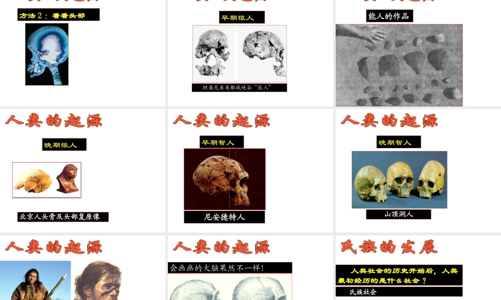 八年级历史下册 第四单元 第16课 当人类还是野蛮人的时候课件1 北师大版-北师大级下册历史课件