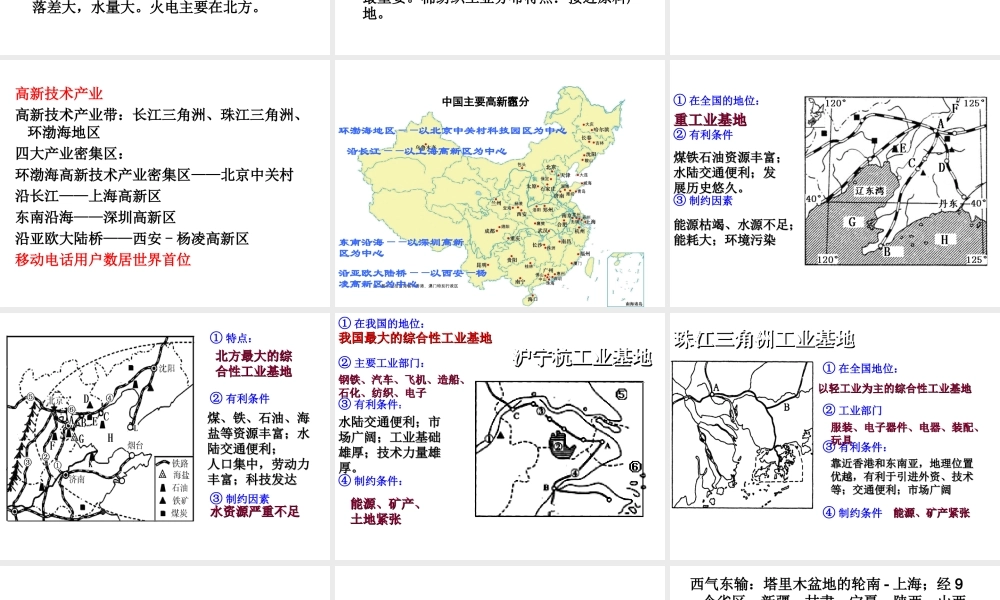 八年级地理上册 4.2 工业课件 （新版）湘教版-（新版）湘教版初中八年级上册地理课件