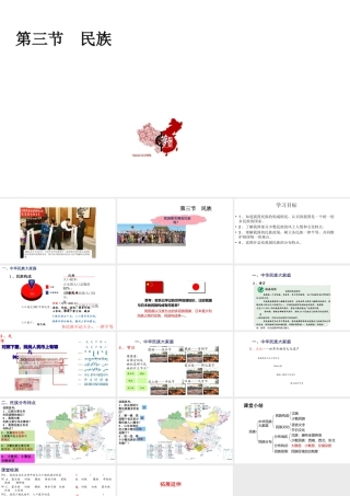 八年级地理上册 第一章 从世界看中国 第三节民族教学课件 （新版）新人教版-（新版）新人教版初中八年级上册地理课件