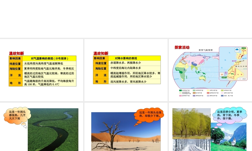 八年级地理上册 2.2 世界的气候类型课件 （新版）中图版