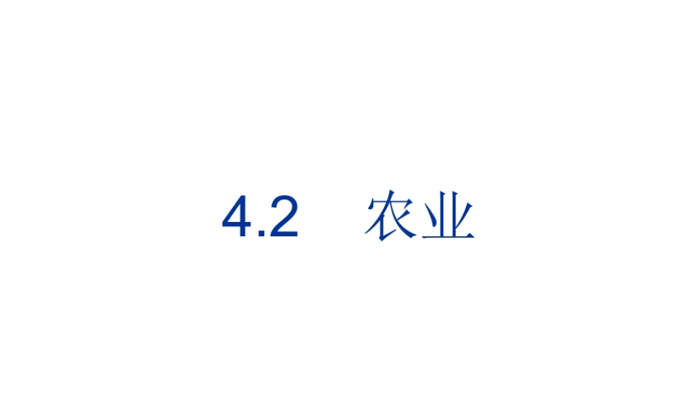 八年级地理上册 4.2 农业课件（1）（新版）新人教版-（新版）新人教版初中八年级上册地理课件