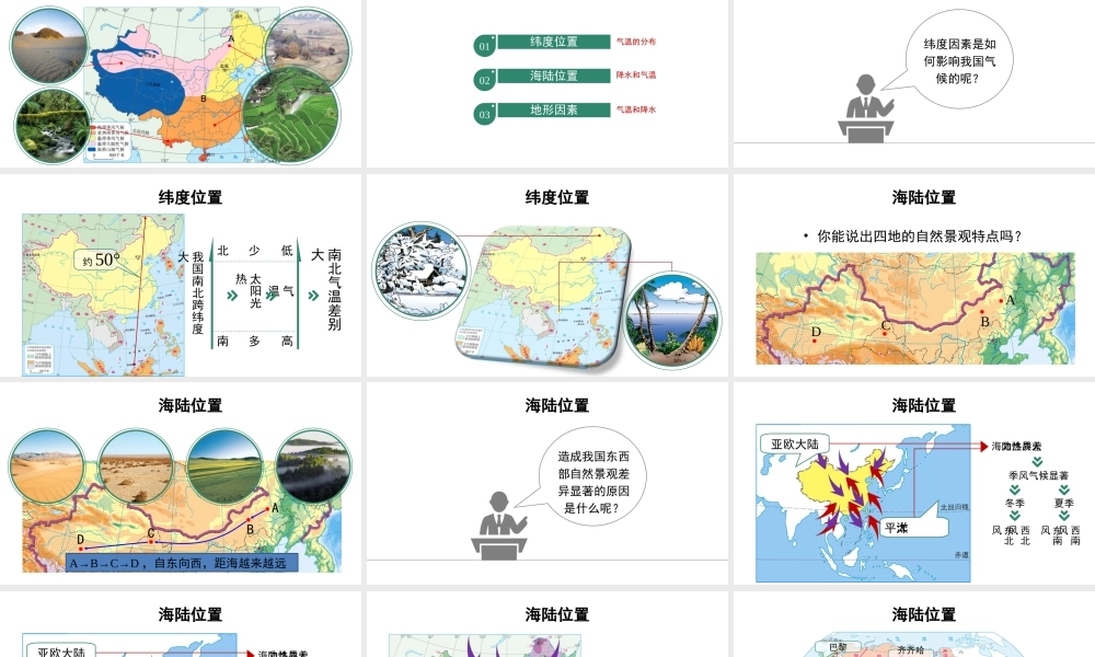 八年级地理上册 2.2 影响我国气候的主要因素课件 新人教版-新人教版初中八年级上册地理课件