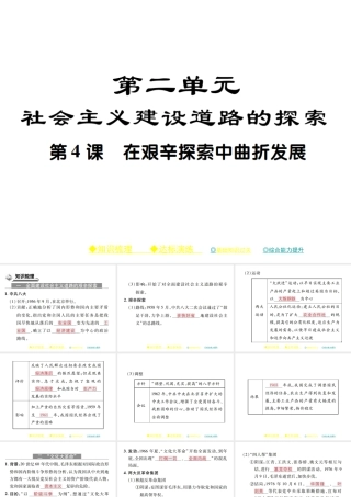 八年级历史下册 第四课 在艰辛探索中曲折发展课件 川教版-川教级下册历史课件