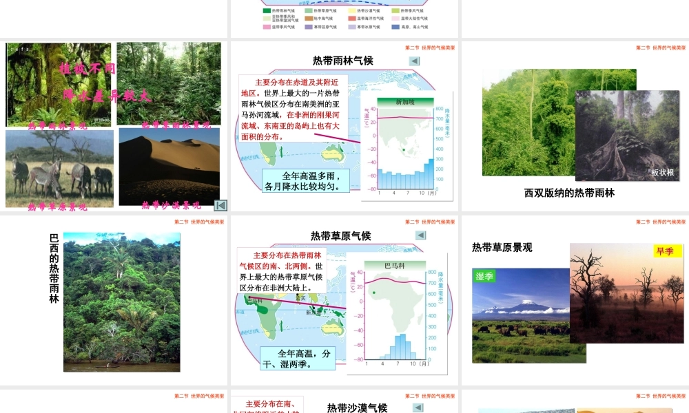 八年级地理上册 2.2《世界的气候类型》课件4 中图版-中图版初中八年级上册地理课件