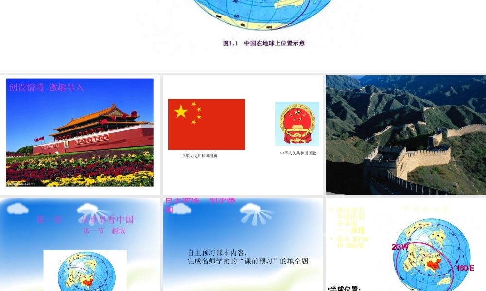 八年级地理上册 第一章 第一节 疆域课件1 新人教版-新人教版初中八年级上册地理课件