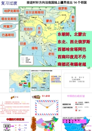 八年级地理上册 第一章 第一节 辽阔的疆域（行政区划）课件 （新版）商务星球版-（新版）商务星球版初中八年级上册地理课件