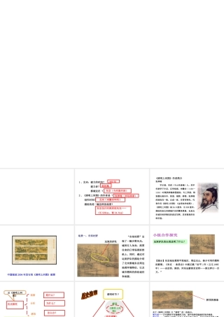 八年级历史与社会上册 第四单元 绵延不绝的中华文明（二）“多元一体”格局与文明高度发展 综合探究四 从《清明上河图》看北宋都市生活教学课件 人教版-旧人教版初中八年级上册历史与社会课件