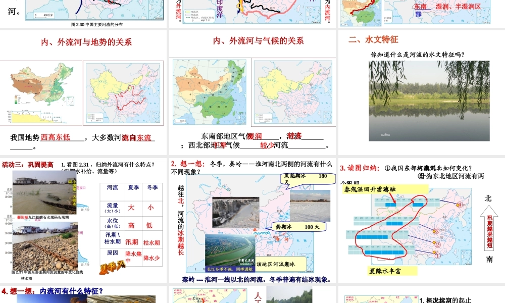八年级地理上册 2.3 河流课件（1）（新版）新人教版-（新版）新人教版初中八年级上册地理课件
