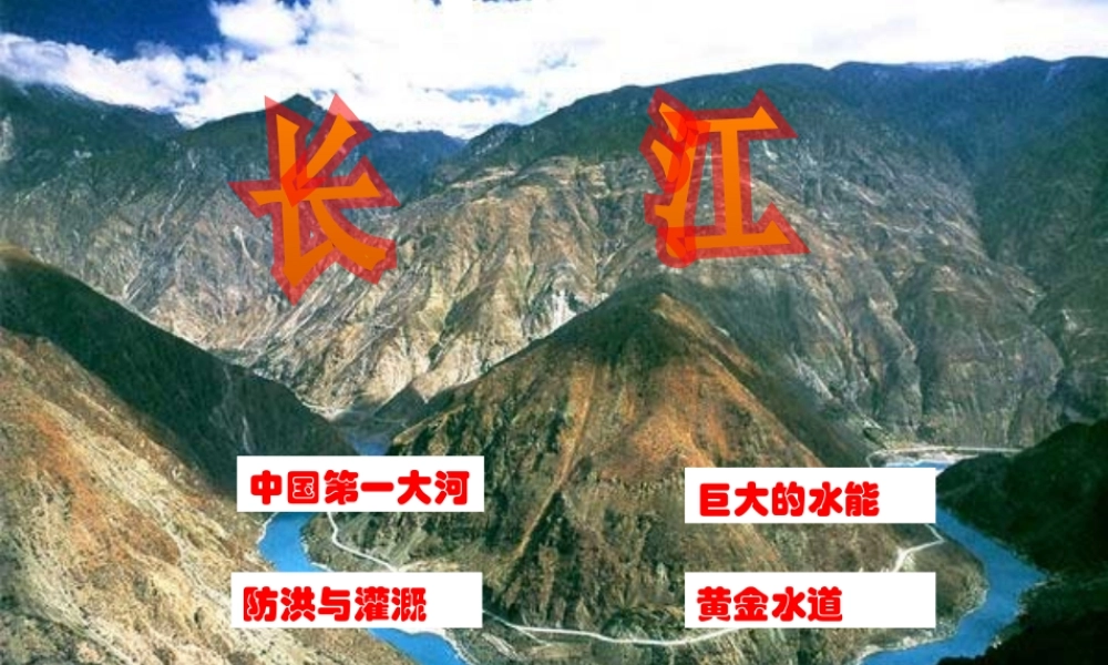八年级地理上册 2.3 河流与湖泊 长江课件 （新版）商务星球版-（新版）商务星球版初中八年级上册地理课件
