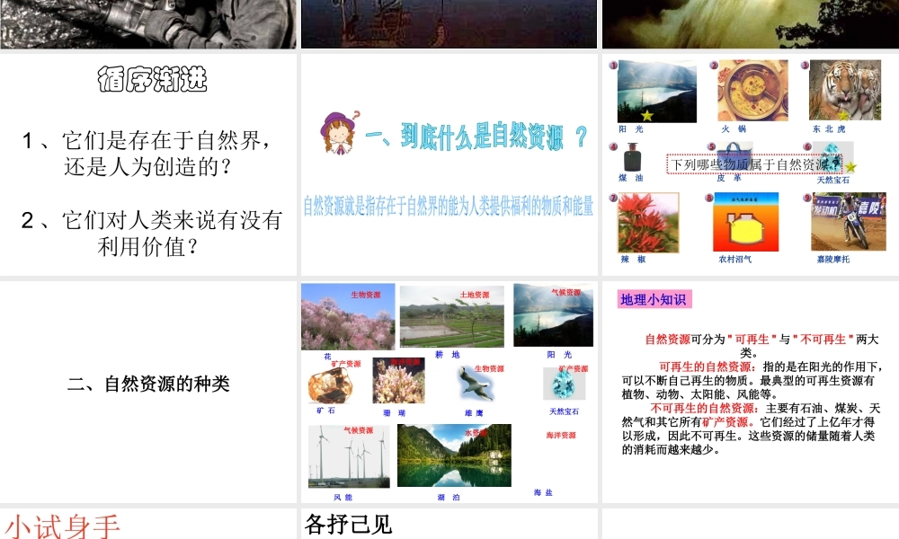 八年级地理上册 3.1 中国的自然资源课件 （新版）湘教版-（新版）湘教版初中八年级上册地理课件