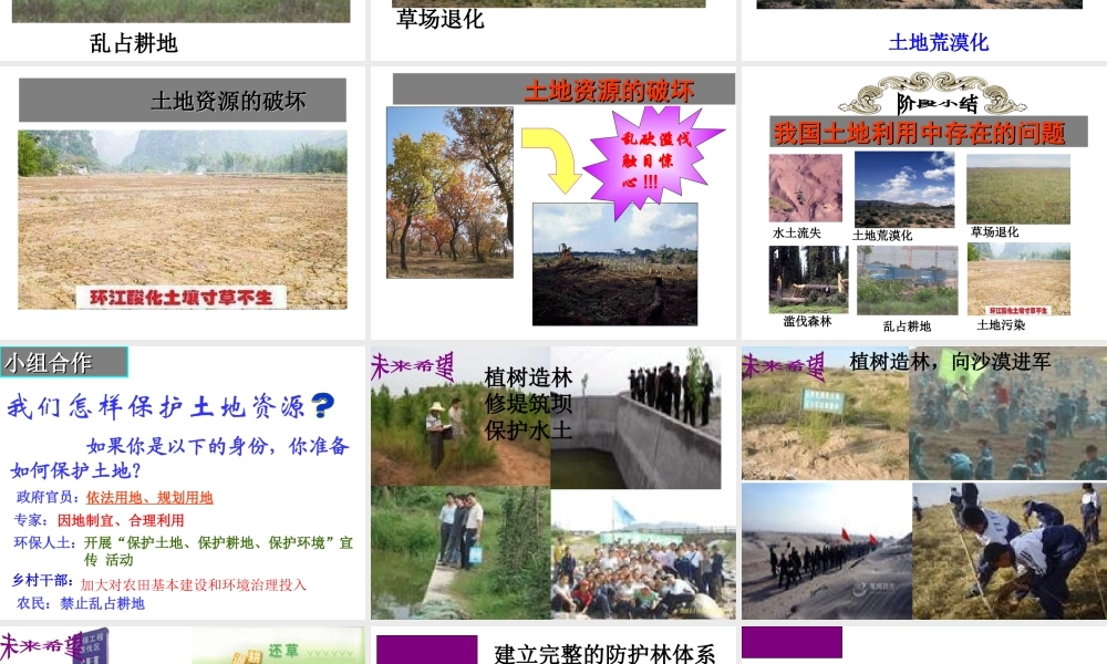 八年级地理上册 第三章 第二节 土地资源（第2课时）课件 新人教版-新人教版初中八年级上册地理课件