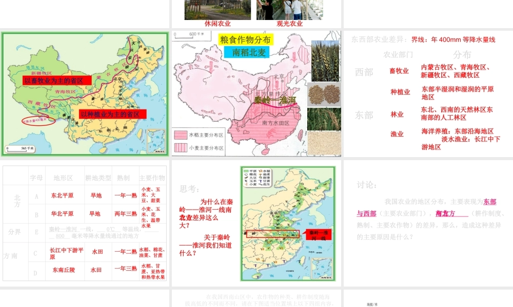 八年级地理上册 第四章 第二节《农业》课件2  （新版）新人教版-（新版）新人教版初中八年级上册地理课件