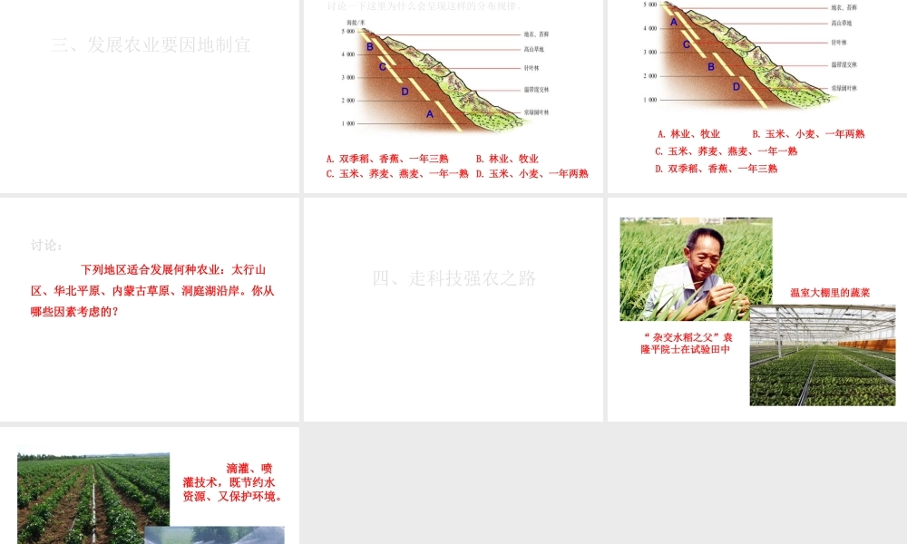八年级地理上册 第四章 第二节《农业》课件2  （新版）新人教版-（新版）新人教版初中八年级上册地理课件