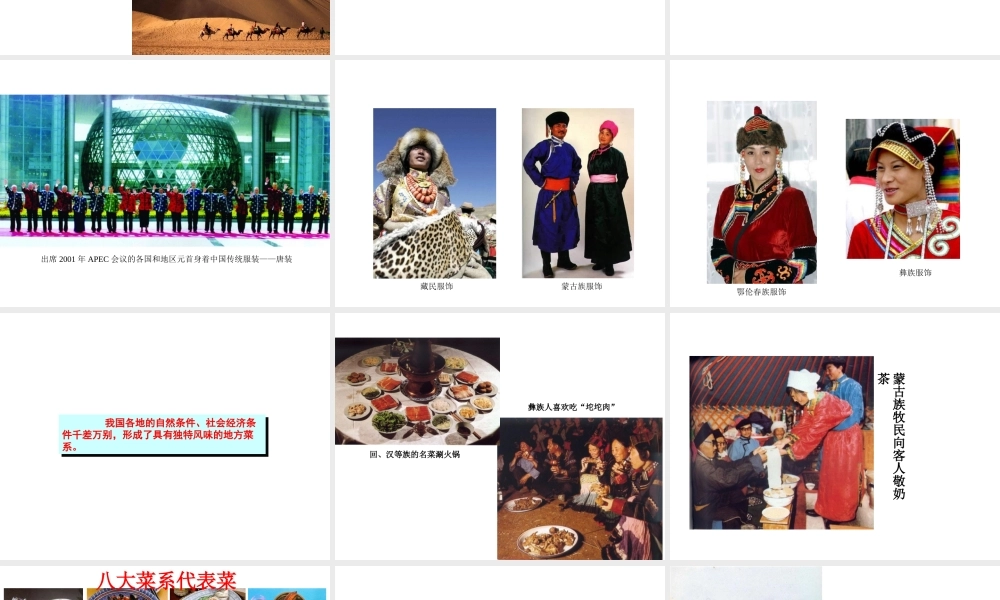 八年级地理上册 第四章 第四节 多姿多彩的中华文化课件 粤教版