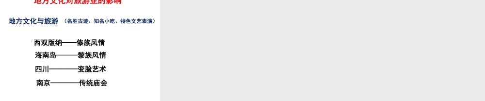 八年级地理上册 第四章 第四节 繁荣地方特色文化课件（1）（新版）商务星球版-（新版）商务星球版初中八年级上册地理课件