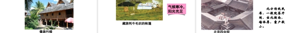 八年级地理上册 第四章 第四节 民俗与旅游课件 粤教版