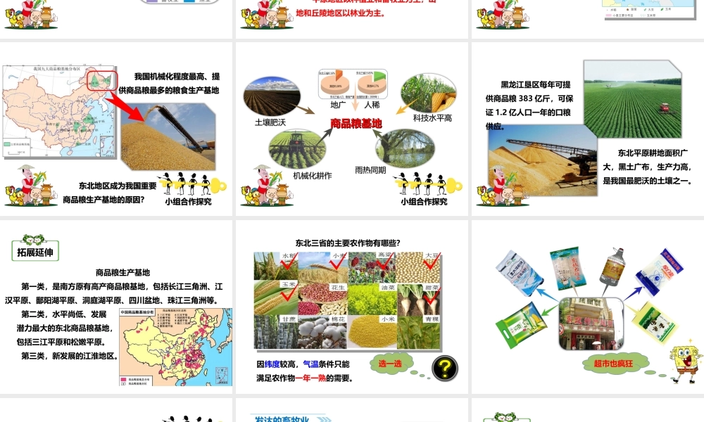 八年级地理下册 6.2 东北三省（第2课时）课件 （新版）商务星球版