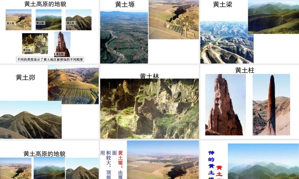 八年级地理下册 6.2 黄土高原--水土流失严重的地区课件 晋教版-人教版初中八年级下册地理课件