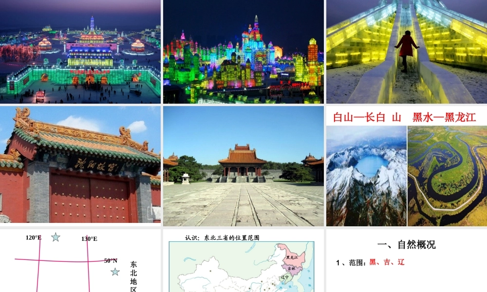 八年级地理下册 6.2“白山黑水”——东北三省课件 （新版）新人教版-（新版）新人教版初中八年级下册地理课件