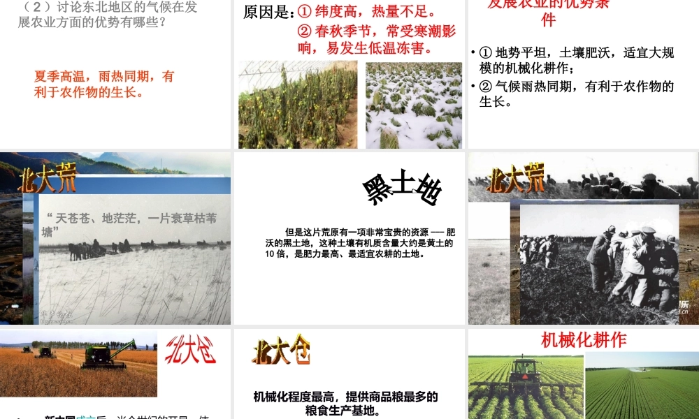 八年级地理下册 6.2“白山黑水”—东北三省课件 （新版）新人教版