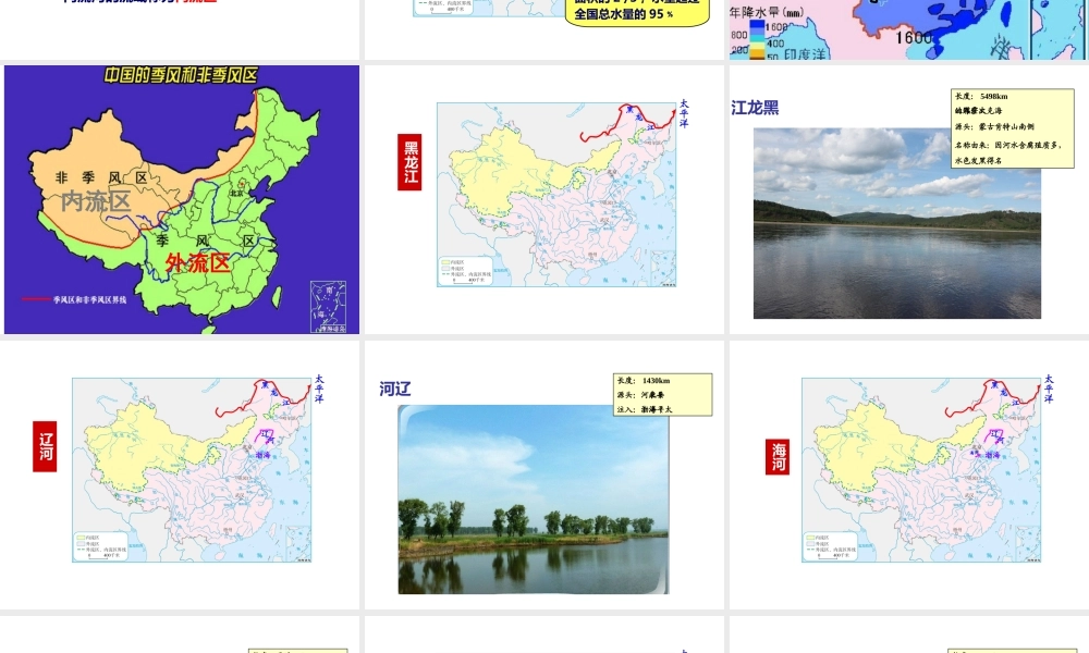 八年级地理上册 第二章 第三节 河流和湖泊（第1课时 河流湖泊众多）课件 （新版）商务星球版-（新版）商务星球版初中八年级上册地理课件