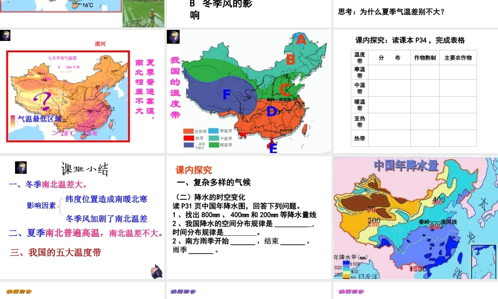 八年级地理上册《2.2 中国的气候》课件1 湘教版-湘教版初中八年级上册地理课件
