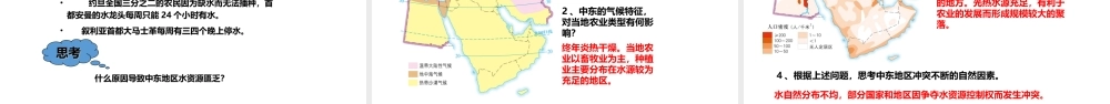 八年级地理下册 6.2中东课件 中图版-中图版初中八年级下册地理课件