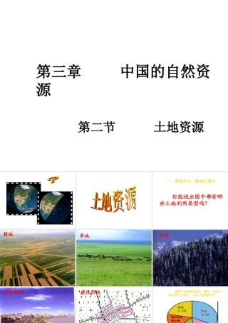 八年级地理上册《3.2 土地资源》课件2 （新版）新人教版