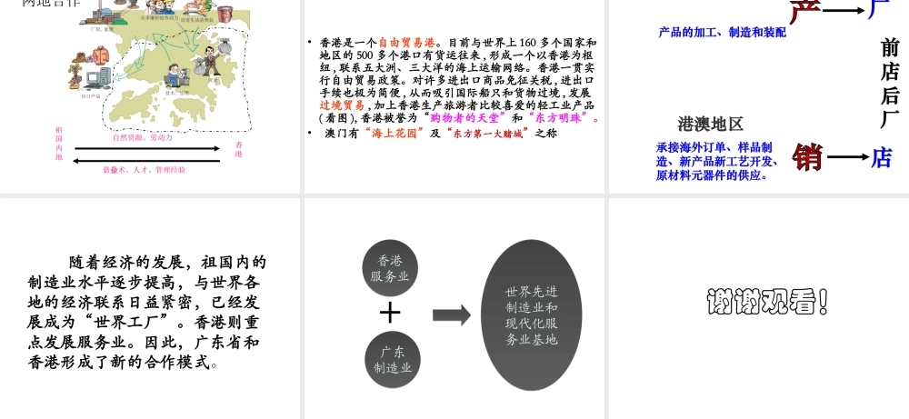 八年级地理下册 7.3“东方明珠”—香港和澳门课件 （新版）新人教版-（新版）新人教版初中八年级下册地理课件