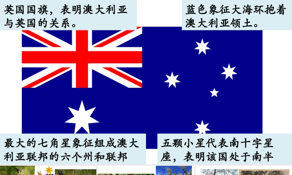 八年级地理下册 7.3《澳大利亚》课件 中图版-中图版初中八年级下册地理课件