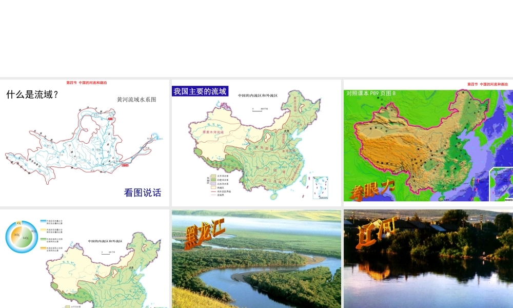 八年级地理上册 第二章 第三节 中国的河流和湖泊课件 湘教版