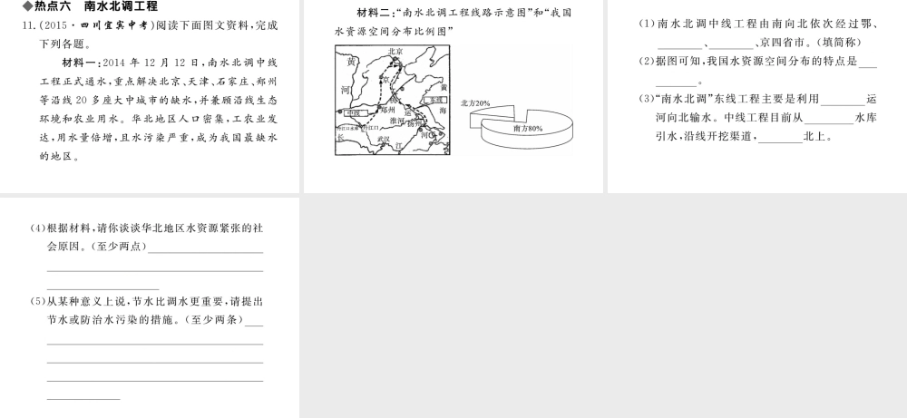 八年级地理上册 第三章 第三章 中国的自然资源小结与复习课件 （新版）新人教版-（新版）新人教版初中八年级上册地理课件