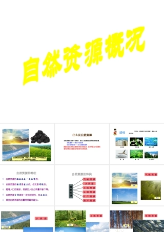 八年级地理上册 第三章 第一节 自然资源概况课件（1）（新版）湘教版-（新版）湘教版初中八年级上册地理课件