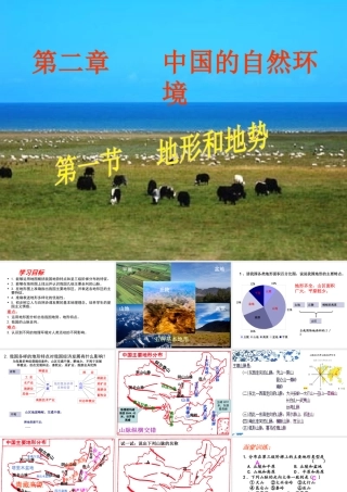 八年级地理上册 第二章 第一节 地形和地势课件（1） （新版）新人教版