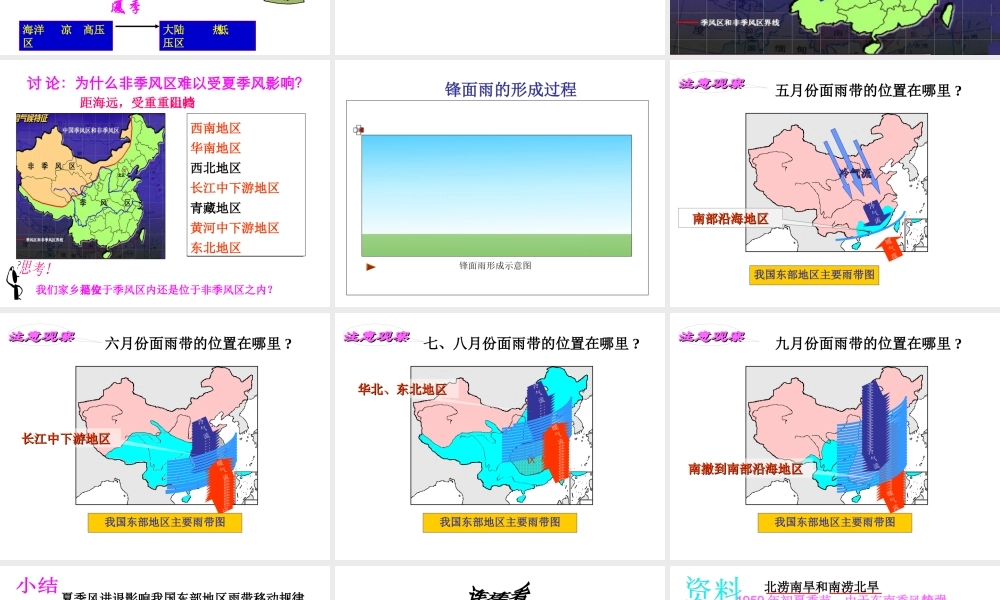八年级地理上册 第二章 第二节 中国的气候（第2课时 季风气候显著 多特殊天气 多气象灾害）课件 （新版）湘教版-（新版）湘教版初中八年级上册地理课件