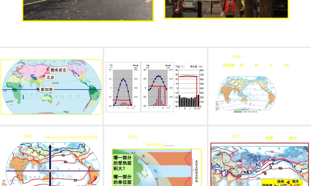 八年级地理上册 第二章 第一节 世界的气温和降水课件2 中图版-中图版初中八年级上册地理课件