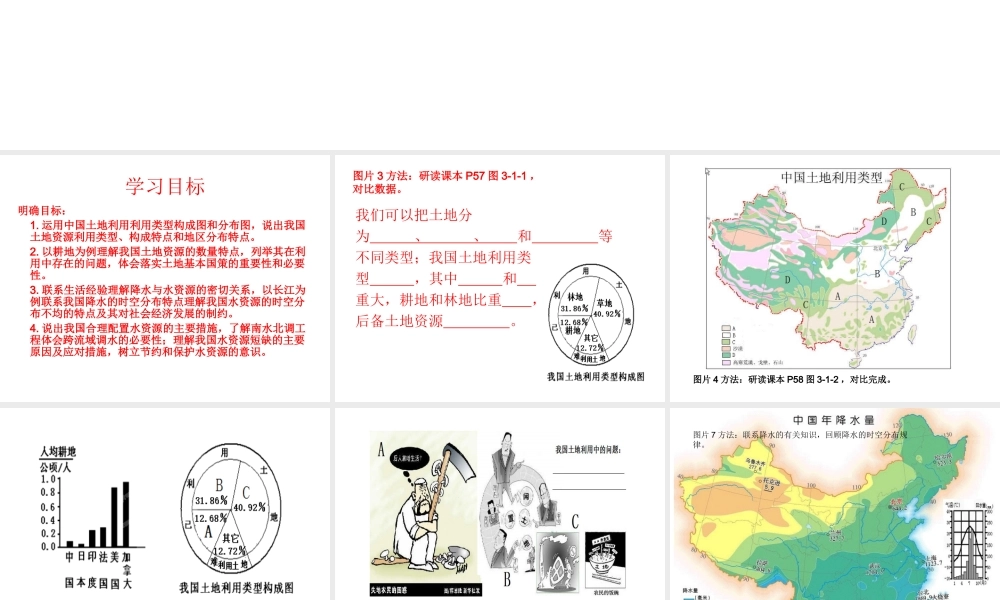 八年级地理上册 第三章 中国的自然资源课件 商务星球版