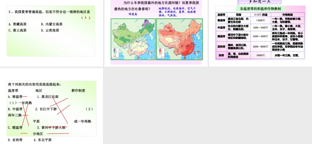 八年级地理上册 第二章 中国的自然环境 2.2.1 气候课件 湘教版