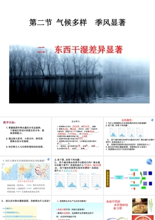 八年级地理上册 第二章 中国的自然环境 2.2.2 气候课件 湘教版