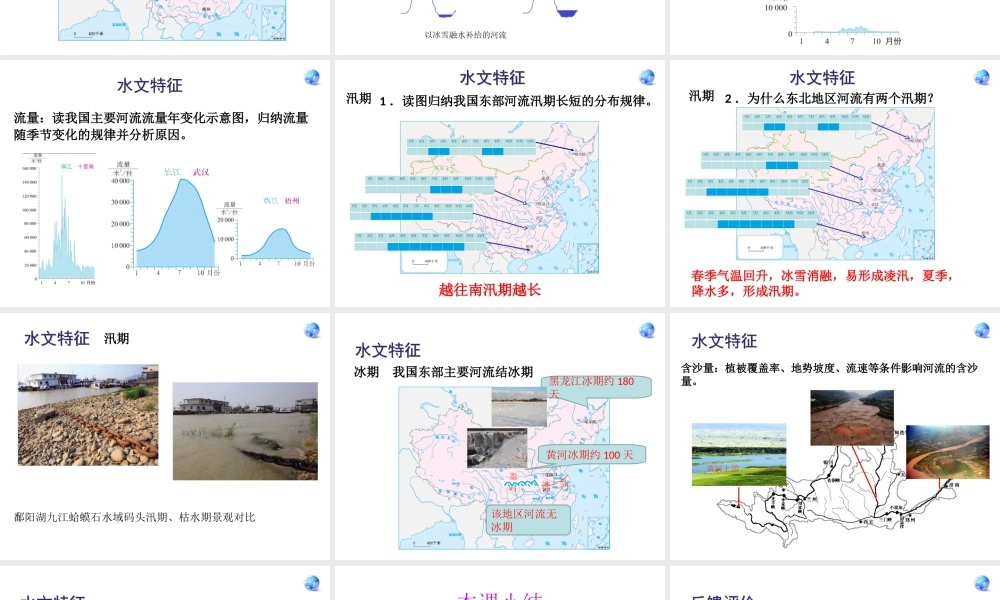 八年级地理上册 第二章 中国的自然环境 2.3.1 以外流河为主课件 湘教版