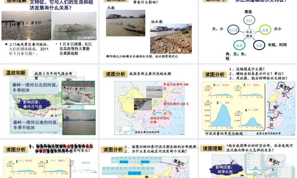 八年级地理上册 第2章 第3节《河流》课件 （新版）新人教版