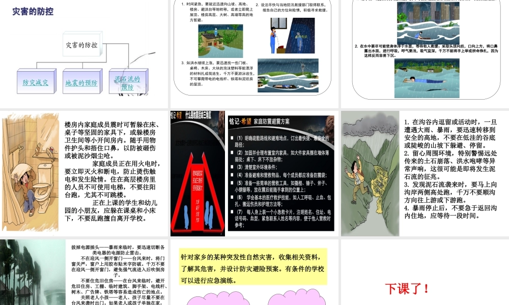 八年级地理上册 第2章 活动课 认识我国的自然灾害（1）课件 （新版）商务星球版