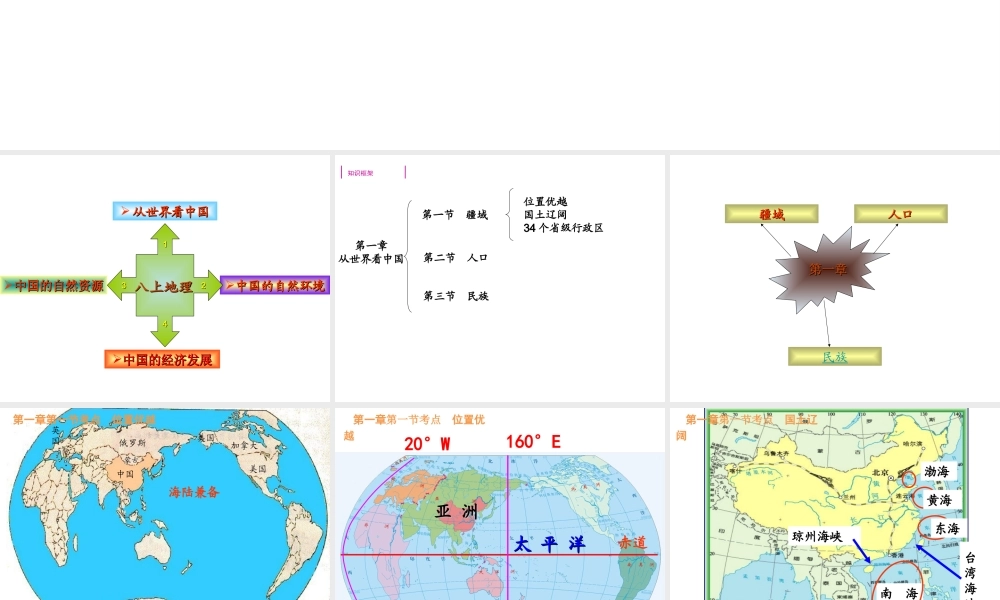 八年级地理上学期期末复习课件（2）（新版）新人教版-（新版）新人教版初中八年级全册地理课件