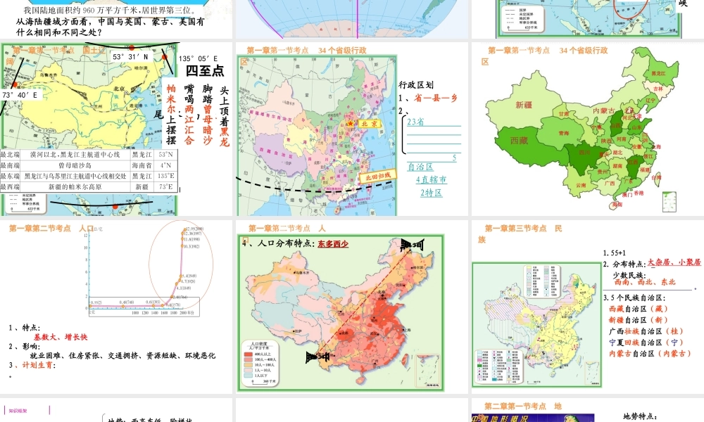 八年级地理上学期期末复习课件（2）（新版）新人教版-（新版）新人教版初中八年级全册地理课件