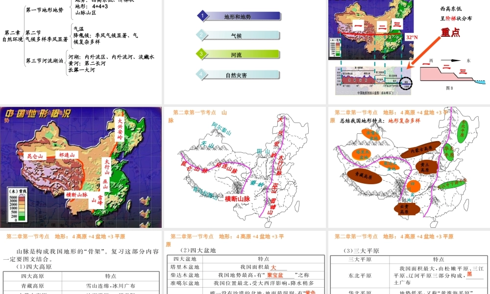 八年级地理上学期期末复习课件（2）（新版）新人教版-（新版）新人教版初中八年级全册地理课件