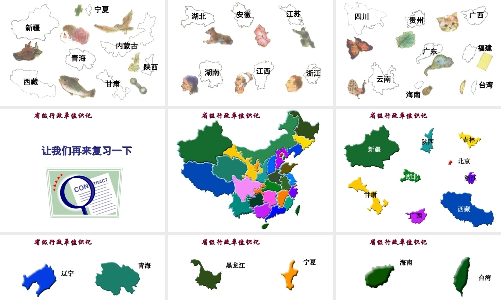 八年级地理上册 第一章 第二节 中国的行政区划课件 湘教版