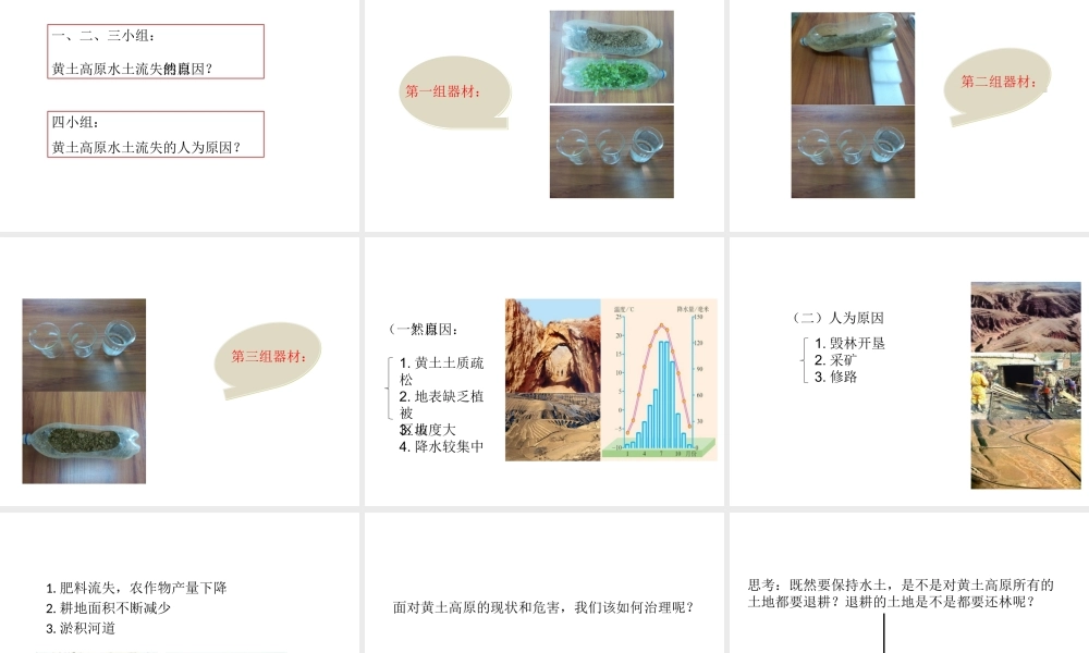 八年级地理下册 6.3 世界最大的黄土堆积区-黄土高原课件 （新版）新人教版-（新版）新人教版初中八年级下册地理课件